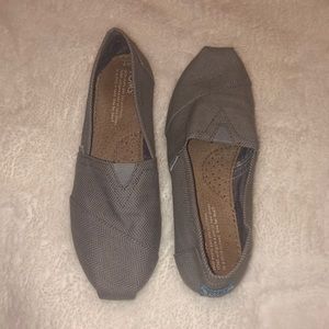 Light grey tweed Toms